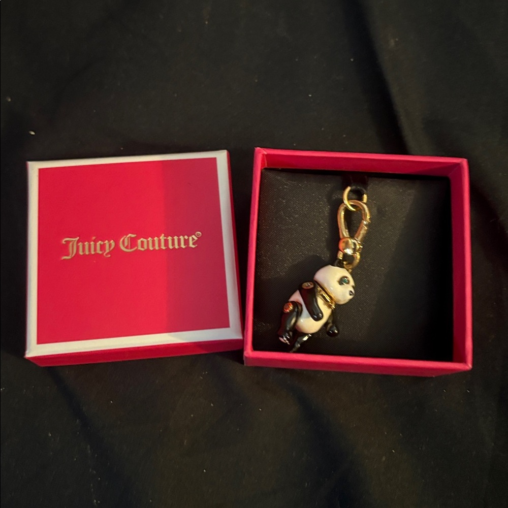 Juicy Couture Black and White Panda Charm